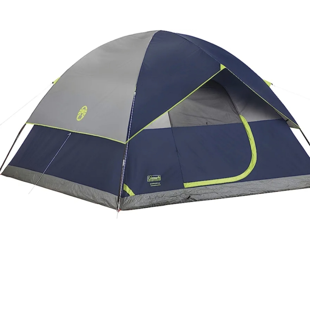 BRAND NEW IN BOX. Coleman Sundome 2-Person 7X5 tent-NAVY/GREY